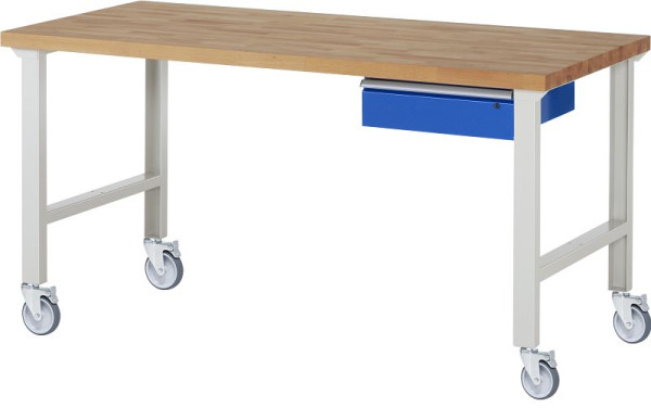 RAU Fahrbare Werkbank 7001A1, 2000x900x1000mm, 4 Lenkrollen, 05-7001A1-209B4S4.11