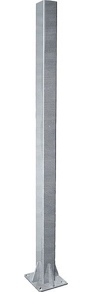 Patura Pfosten Quadrat 90 mm, Länge: 2,13 m Edelstahl, 303272