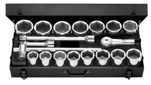 Facom Steckschlüssel-Sortiment 1" 42 - 82 mm, M.431E