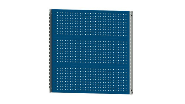 ANKE Werkbänke Grundaufbau Systemaufbau, 1250 x 107 x 1200 mm, RAL 7035/5010, 3 x Lochwand Höhe 400 mm, 340.350