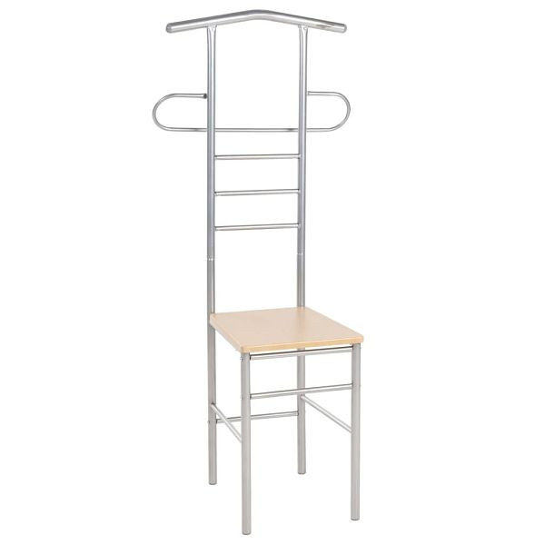 vidaXL Herrendiener Stühle 2 Stück Metall, 60651