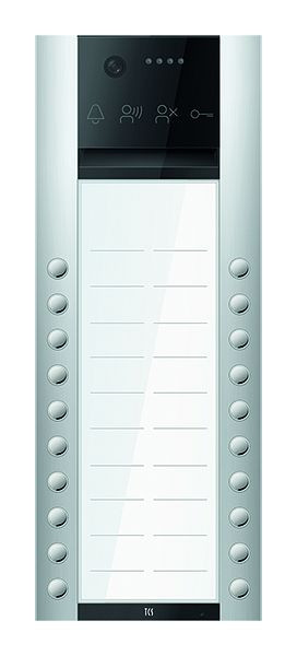 TCS Türkontrollsystem PES PRO IP Video Außenstation 20T 2 Spalten AP silber, AVA430220-0010