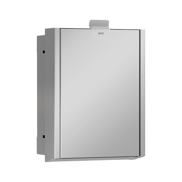 KWC Hygieneabfallbehälter, EXOS, Edelstahl, Unterputz, 234x332x125 mm, 3,7l, 2030034630