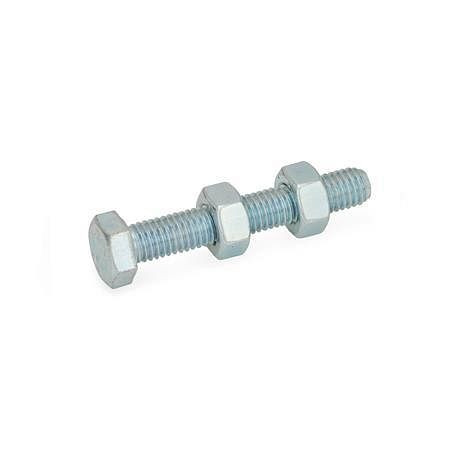 Ganter Andrückschrauben, Stahl (GN 807-M4-23-B), VE: 100 Stück, 807-M4-23-B