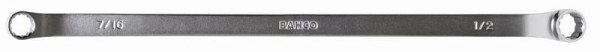 Bahco Doppelringschlüssel, lang, dünnwandige, beidseitig abgeschrägte Ringe, SW 1/4 x 5/16", 44Z-1/4-5/16