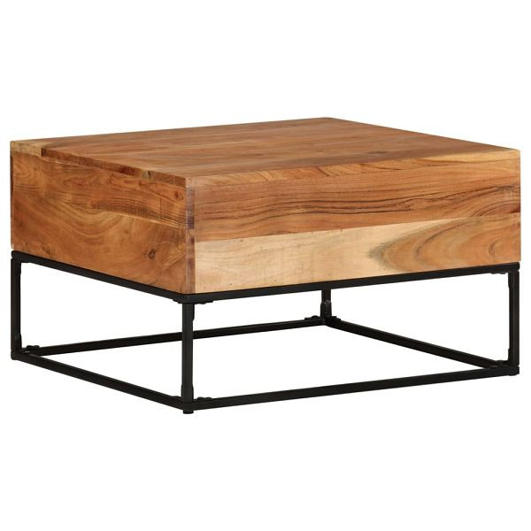 vidaXL Couchtisch 68x68x41 cm Massivholz Akazie, 320818