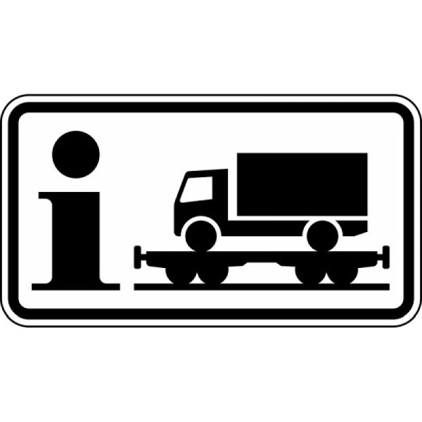 Stein HGS Information 'Rollende Landstraße' Nr. 1010-14, 750 x 412 mm, Alform, RA2, 1010-14-322