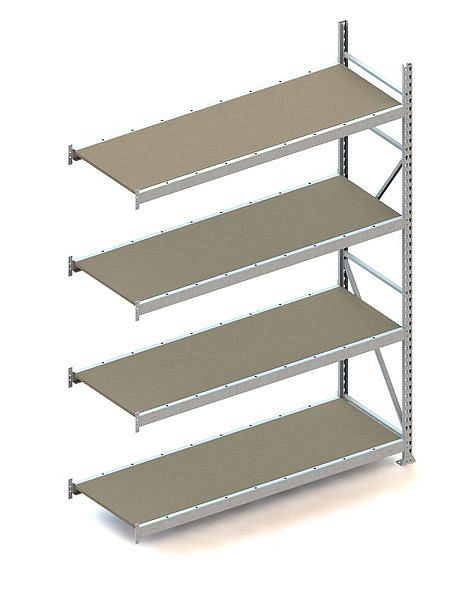 Meta MINI-RACK AR 2500x1800x650 mm, verzinkt, mit Spanplatten, Bodenanzahl: 4, 20051286