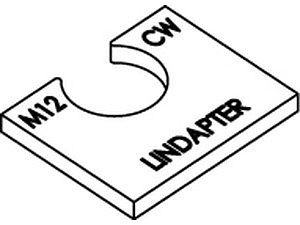 ART 82042 LINDAPTER-Ausgleichscheiben Stahl AF M 12 CW Scheiben, feuerverzinkt VE=S