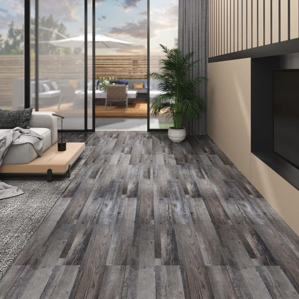 vidaXL PVC-Fliesen Nicht Selbstklebend 5,26 m² 2 mm Industrial Holz, 146570