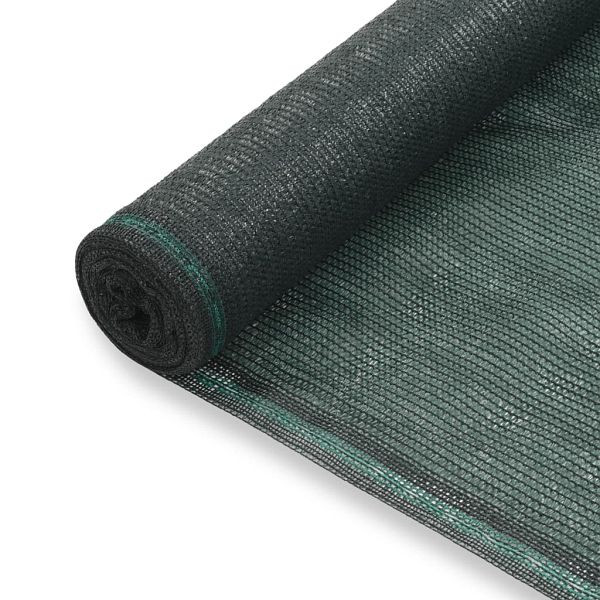 vidaXL Tennisblende HDPE 1,8x100 m Grün, 45290