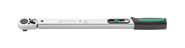 STAHLWILLE Drehmomentschlüssel Standard MANOSKOP Nr.721/15 mit QuickRelease-Knarre, auslösend, Doppelskala 30-150 Nm 4kant-Antrieb 1/2", 50204015