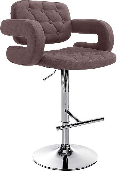CLP Barhocker Dublin STOFF C, braun, 10701403, 4250420289844