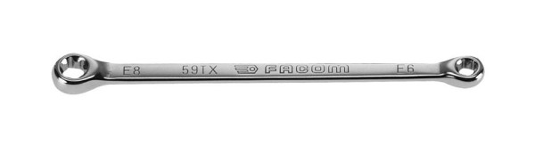 Facom Doppelringschlüssel gerade Torx E10xE12, 59TX.10X12