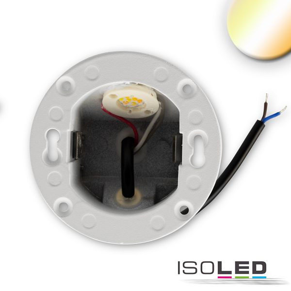 ISOLED LED Wandeinbauleuchte Sys-Wall68 230V, 3W, ColorSwitch 3000/4000/6000K, inkl.Dose/exkl.Cover, 114555