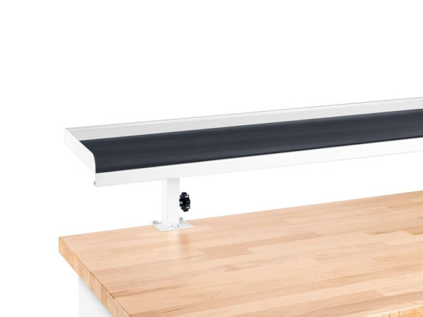 bott cubio Ablage höhenverstellbar mit Matte für Arbeitsplatten BxTxH: 2000x300x230-345 mm, RAL 7035, 12115004.16