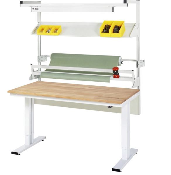RAU Packtisch Komplettset 02, 08-WT, B1500 x T800, B-Platte, 08-WT-150-080-B-VP02.12