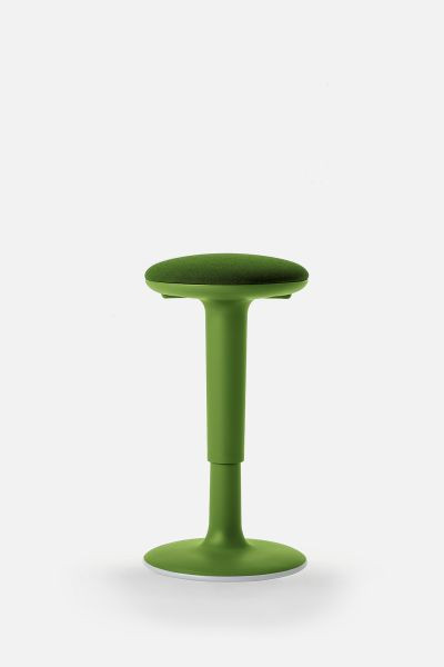 Bisley Höhenverstellbare Stehhilfe, Gepolsterte, drehbare Sitzfläche, Farbe green, TUCPXN006