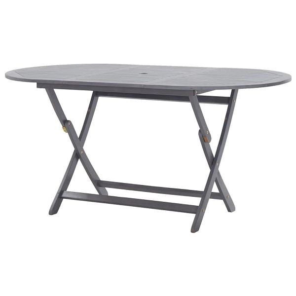 vidaXL Gartentisch Klappbar 160x85x75 cm Massivholz Akazie, 46332