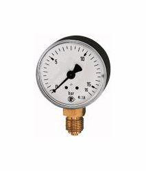 Wika Standardmanometer (Stahlblech / Einfachskala / Anschl. radial unten), 101408