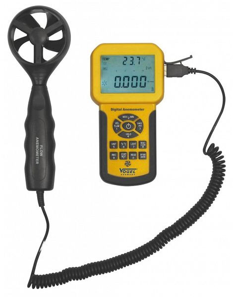 Vogel Germany Digital-Windmesser, 0.3 ~ 45 m/s, 641204