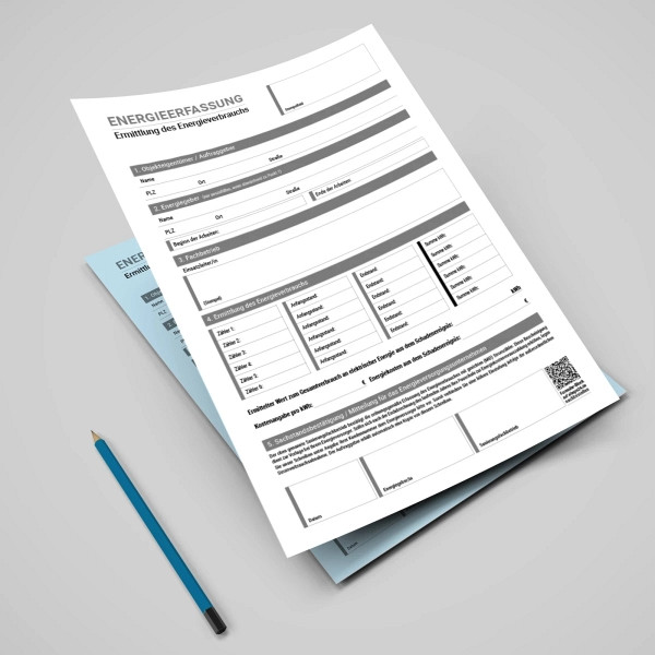 ALLEGRA Energieerfassung Formular A4-Block selbstdurchschreibend, 76252582