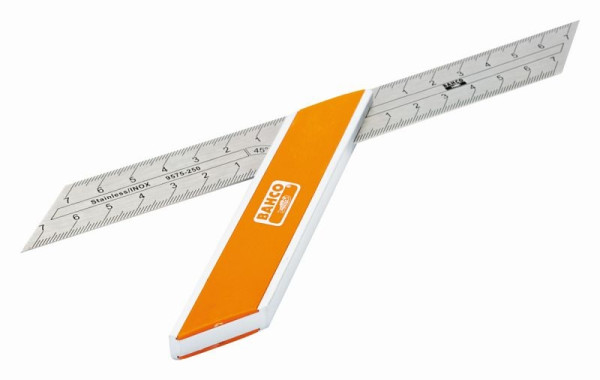 Bahco Fixierte Schmiege mit 45° + 135° Winkel, Edelstahlklinge, 9575-250