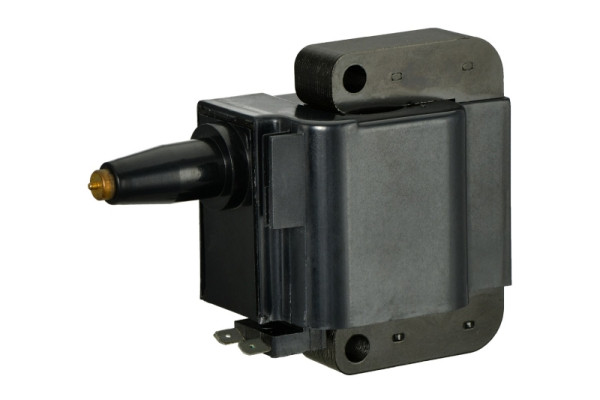 HELLA Zündspule, 12V, 2-polig, Anschlussausführung DIN, geschraubt, 5DA 358 168-631