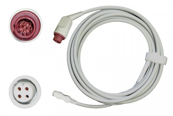 Golmed IBP-Adapterkabel für B.Braun-Transducer, zu Philips HP, IBP-HP-BB