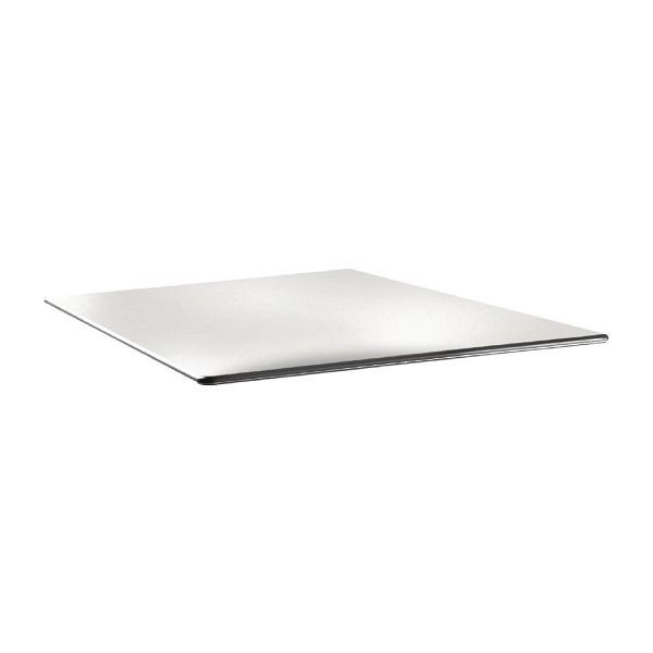Topalit Smartline quadratische Tischplatte weiß 70cm, DR972