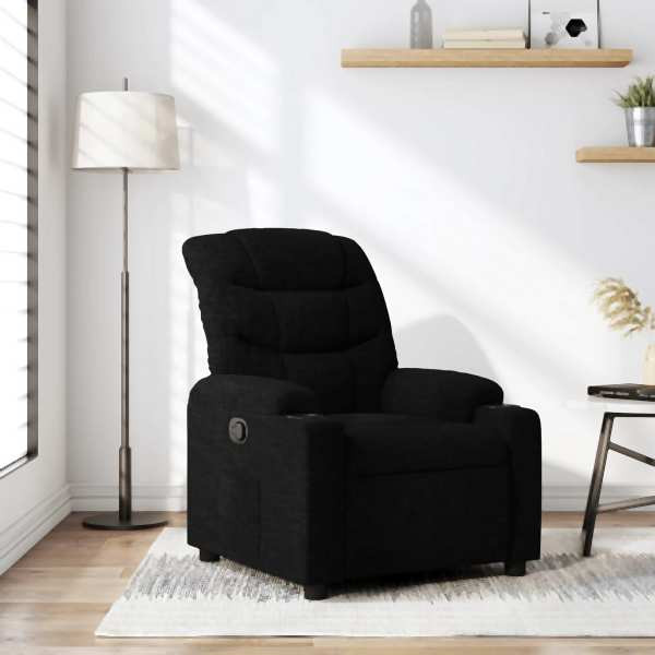 vidaXL Relaxsessel Schwarz Stoff, Füllung: Schaumstoff, 374149