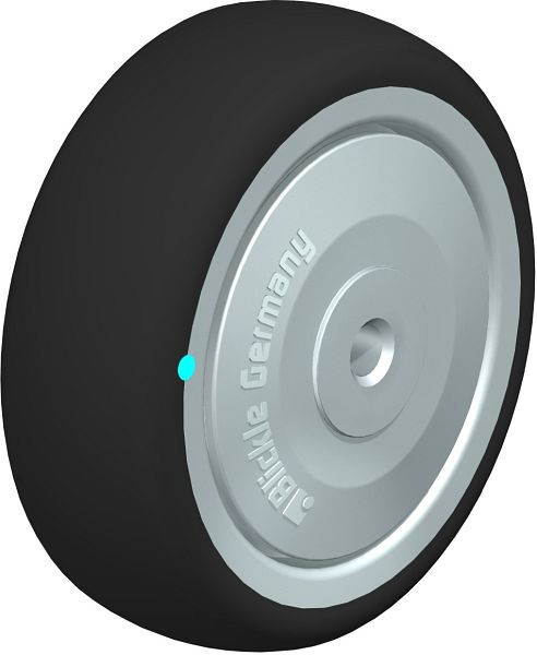 Blickle PATH 75/6KD-FK Rad aus Thermoplastisches Polyurethan, Grau, 842090