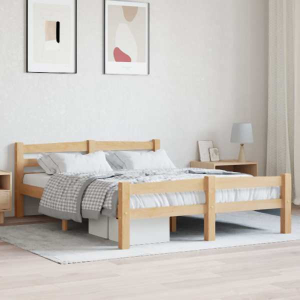 vidaXL Massivholzbett Kiefer 140x200 cm, 322064, 8720286327319