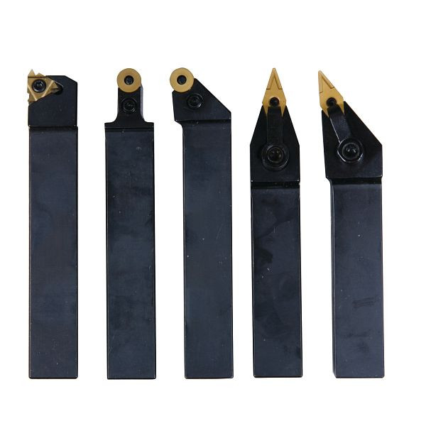 Optimum Drehmeißel-Satz, Erweiterungssatz Drehmeissel 5-teilig 20 mm in Alu Box, 3441617