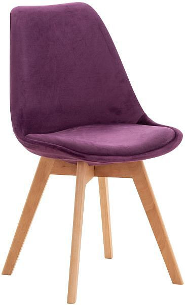 CLP Stuhl Linares Samt, lila, 316188, 4251756436957