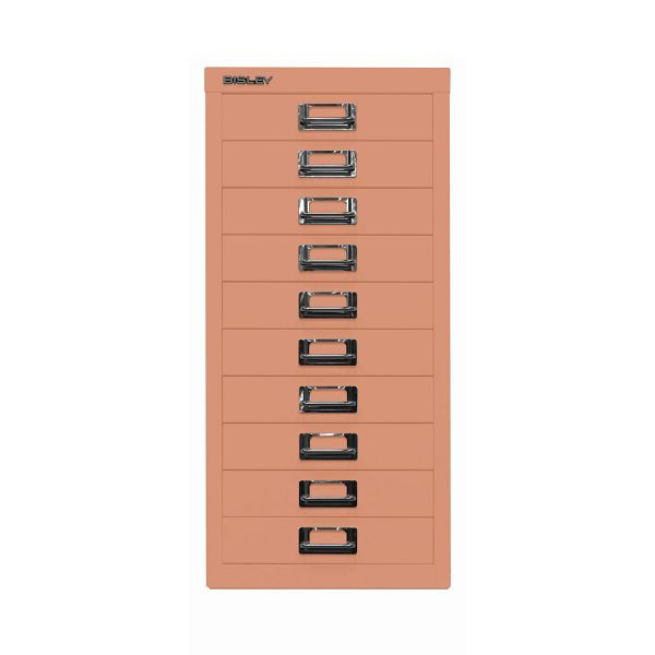 Bisley MultiDrawer™ DIN A4, 10 Schubladen, 658 coral, L2910658