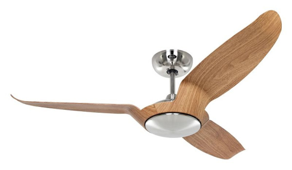 CasaFan Deckenventilator Eco Talos Chrom gebürstet-Eiche natur, 313590