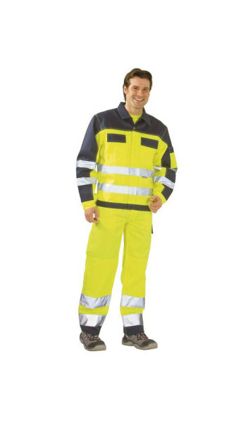 Planam Warnschutz Bundjacke, gelb/marine, Größe 30, 2007030