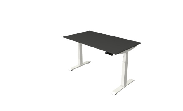 Kerkmann Steh-/Sitztisch Move 4 neu 140 x 80 cm Gestell weiß, Tischplatte anthrazit, (Montage), 10091013-1
