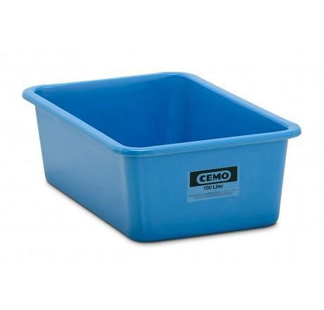Cemo Rechteckbehälter 100l blau, Maße: 88 x 58 x 29 cm, 7567, 4052886097854