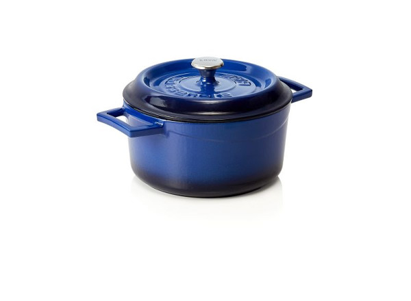 WAS Cocotte Durchmesser oben: 21 cm, Farbe: blau, 363202020