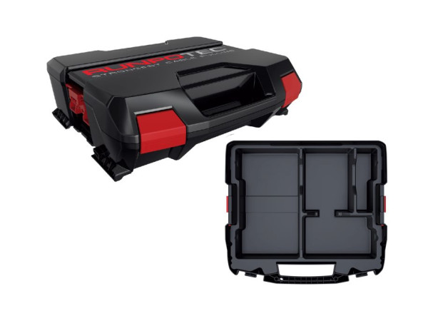 Runpotec Systemkoffer RM 35 mit Einlage, Stapelbar mit Klicksystem, 20708