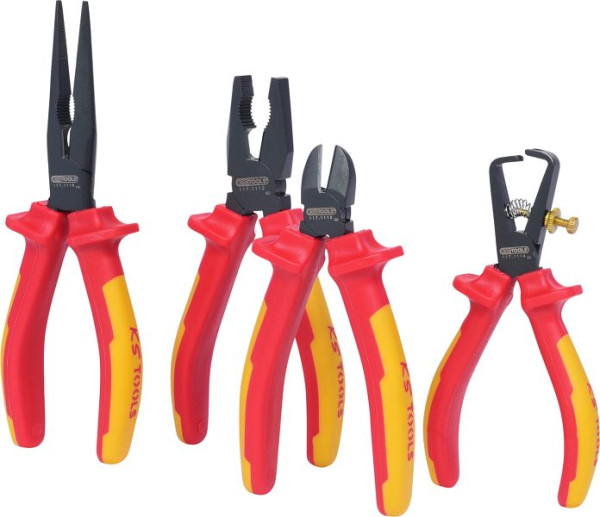 KS Tools ERGOTORQUE VDE Zangen-Satz, 4-teilig Variante 2, 117.1160