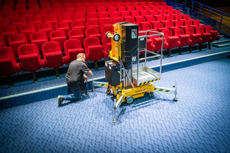 Quick Up Haulotte Personenlift 8m Arbeitshöhe (Netzanschluss) Quick Up 8 AC ...