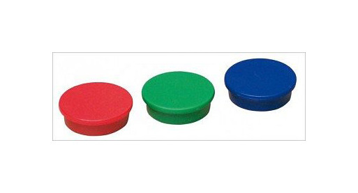 ADB Magnete, Ø: 25mm, rot, VE: 10 Stück, 23191, 4050049231916