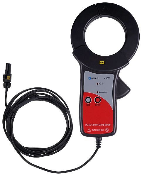 Metrel Stromzange AC/DC 1500 A (Zangenöffnung max. 73mm / Leiterdurchmesser max. 68mm), A 1636-HD2, 20993380