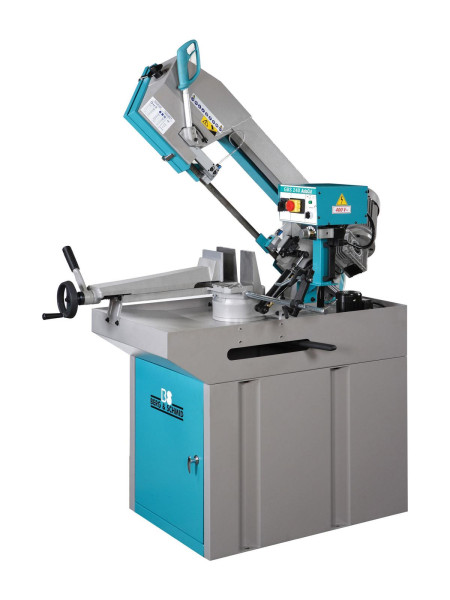 Berg & Schmid Gehrungsbandsäge 400 Volt 2 Geschwindigkeiten GBS 240 AC 35+70m/min, 1,2 kW 400 V 50 Hz 35+70 m/min. SB 2.730mm, 20345