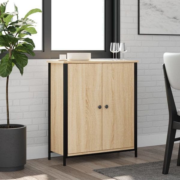vidaXL Sideboard Sonoma-Eiche 70x30x80 cm Holzwerkstoff, 835535