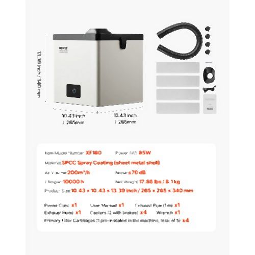 VEVOR Lötrauchabsaugung 100W Schweißrauchabsauger 240 M³/h Mini Desktop Lotrauchabsorber 5800umin 3 Stufen Filter Lotrauch Absaugung Fur Lotstation Schweiarbeiten 93031862 VEVOR Lötrauchabsaugung 100W Schweißrauchabsauger 240 M³/h Mini Desktop Lotrauchabsorber 5800umin 3 Stufen Filter Lotrauch Absaugung Fur Lotstation Schweiarbeiten 93031862