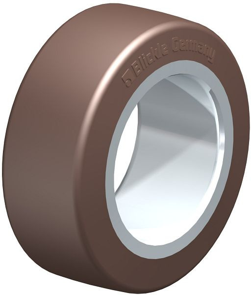 Blickle BB 125x50/75 Bandage / Reifen aus Blickle Besthane®, Braun, 755714